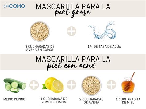 como hacer mascarilla de avena